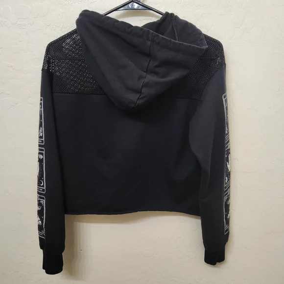 Midnight Hour long sleeve Crop top SM - Picture 5 of 6